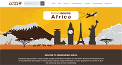 Desktop Screenshot of crowdsourceafrica.com