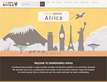 Tablet Screenshot of crowdsourceafrica.com